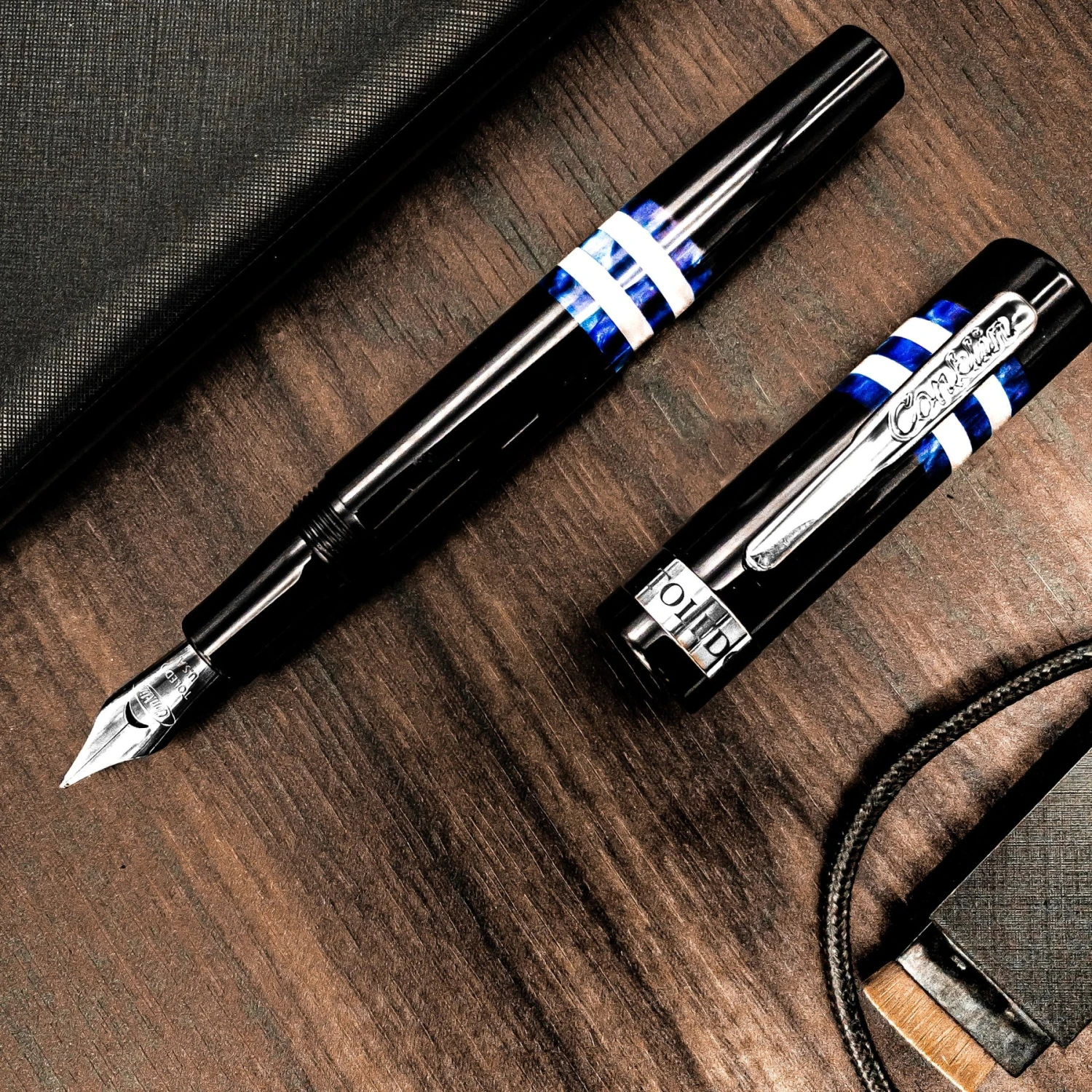 Flash Sale 🌟 Conklin Toledo Fountain Pen, Blue 🔥