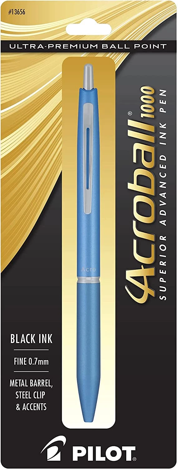 Budget โจ Pilot Acroball 1000 Ballpoint Pen, Light Blue ๐ฏ - Image 2
