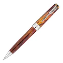 Best Sale 🥰 Pineider La Grande Bellezza Gemstone Ballpoint Pen, Rodolite Red 👍