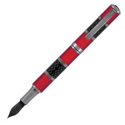 Discount 😉 Monteverde Regatta Sport Fountain Pen, Red & Carbon Fiber 🔥