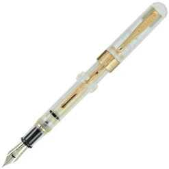 Best deal ⌛ Conklin Limited Edition Mark Twain Crescent Filler Fountain Pen, Clear & Rose Gold 😀