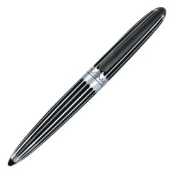 Best reviews of ✔️ Diplomat Aero Black & Chrome Stripes Rollerball Pen ⌛