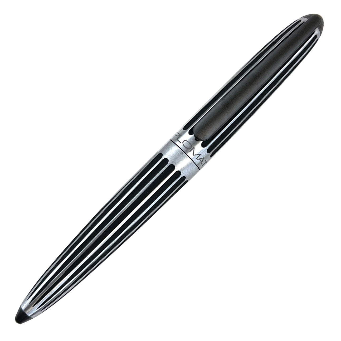 Diplomat Aero Black & Chrome Stripes Rollerball Pen Best reviews of ✔️ Diplomat Aero Black & Chrome Stripes Rollerball Pen ⌛ -Monteverde Shop 12039 StripesBlack