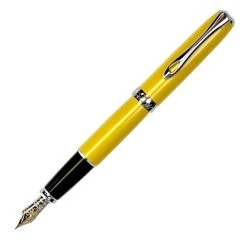 Buy 👏 Diplomat Excellence A2 Fountain Pen, 14K Gold Nib, Yellow 🧨
