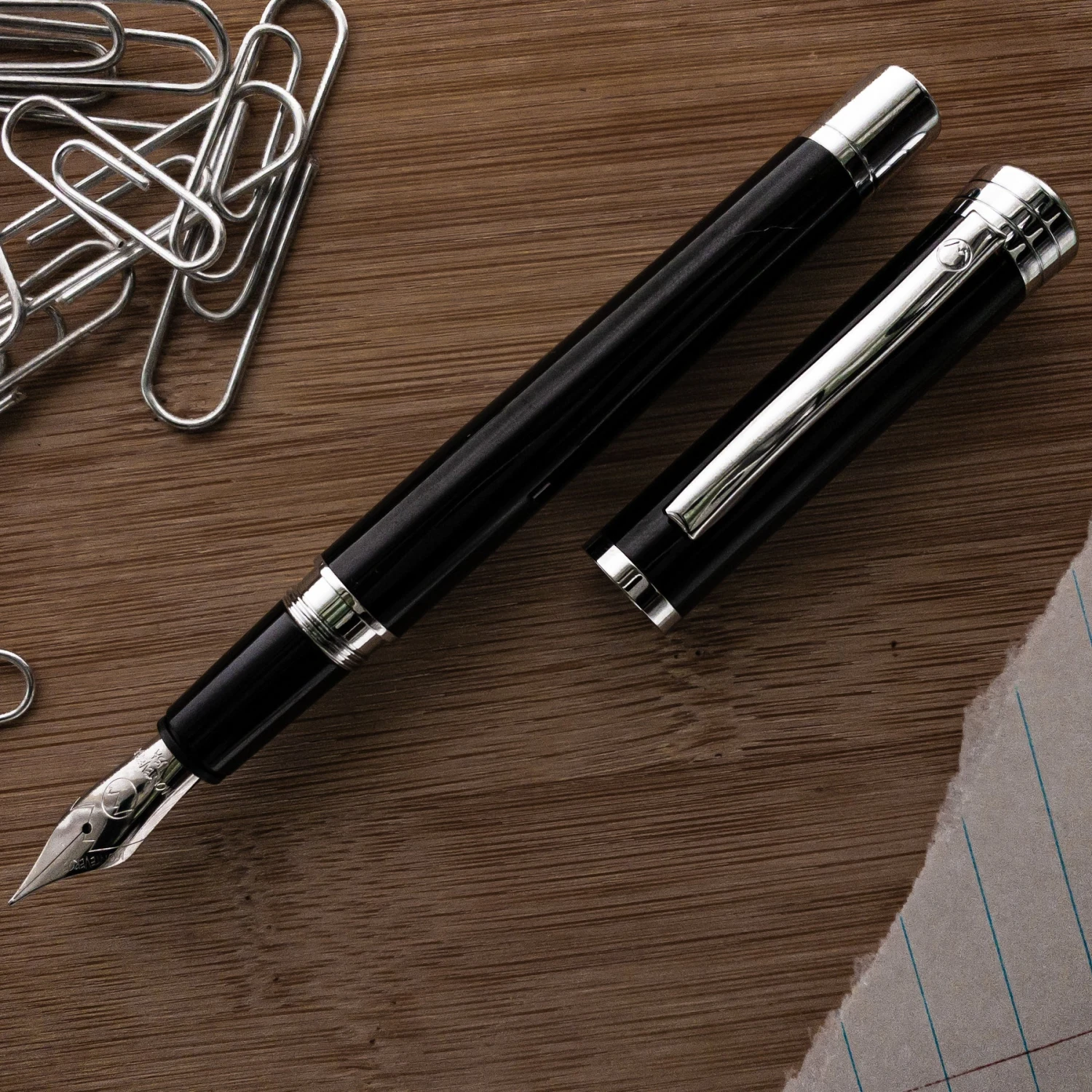 Top 10 ๐ Monteverde Strata Fountain Pen, Black & Chrome โจ