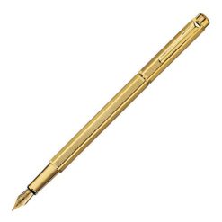 Best deal ???? Caran D'Ache Caran Dache Ecridor Retro Gilded Gold-Plated Fountain Pen, Medium ????