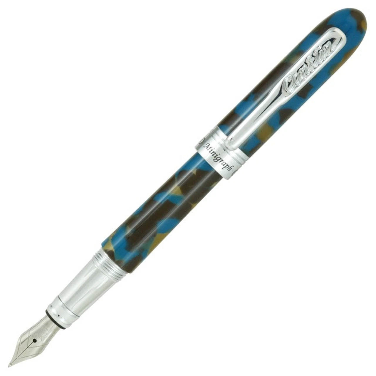 Best Pirce π Conklin Minigraph Fountain Pen, Blue Baltic, Stub Nib π§¨