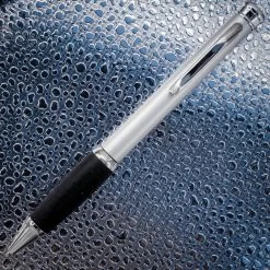 Promo 🌟 Pen Savings Executive Metal Ballpoint Pen, Silver & Black 🧨
