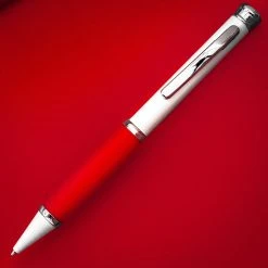 Wholesale ๐งจ Pen Savings Executive Metal Ballpoint Pen, Pearl White & Red ๐