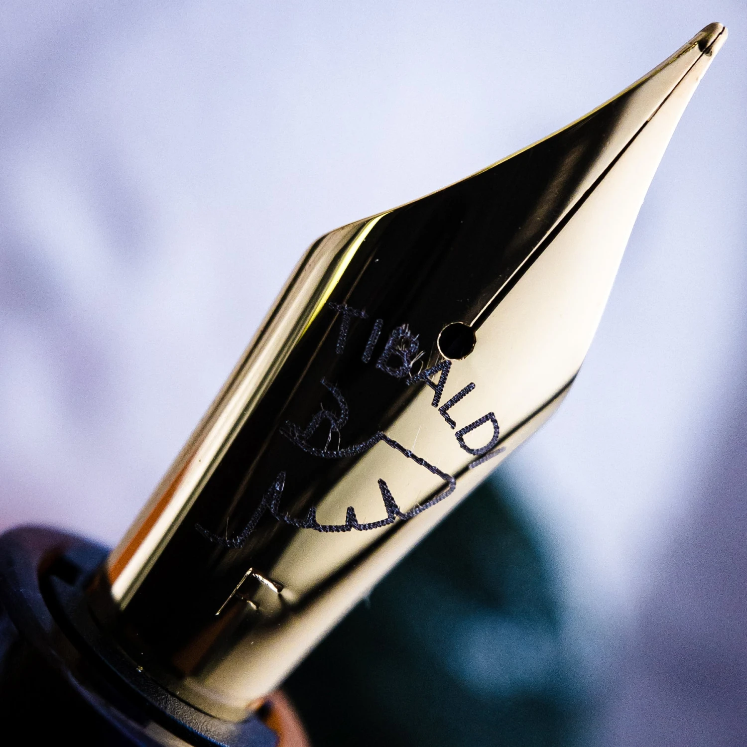 New π Tibaldi N60 Retro Zest Fountain Pen, Gold Trim π - Image 3