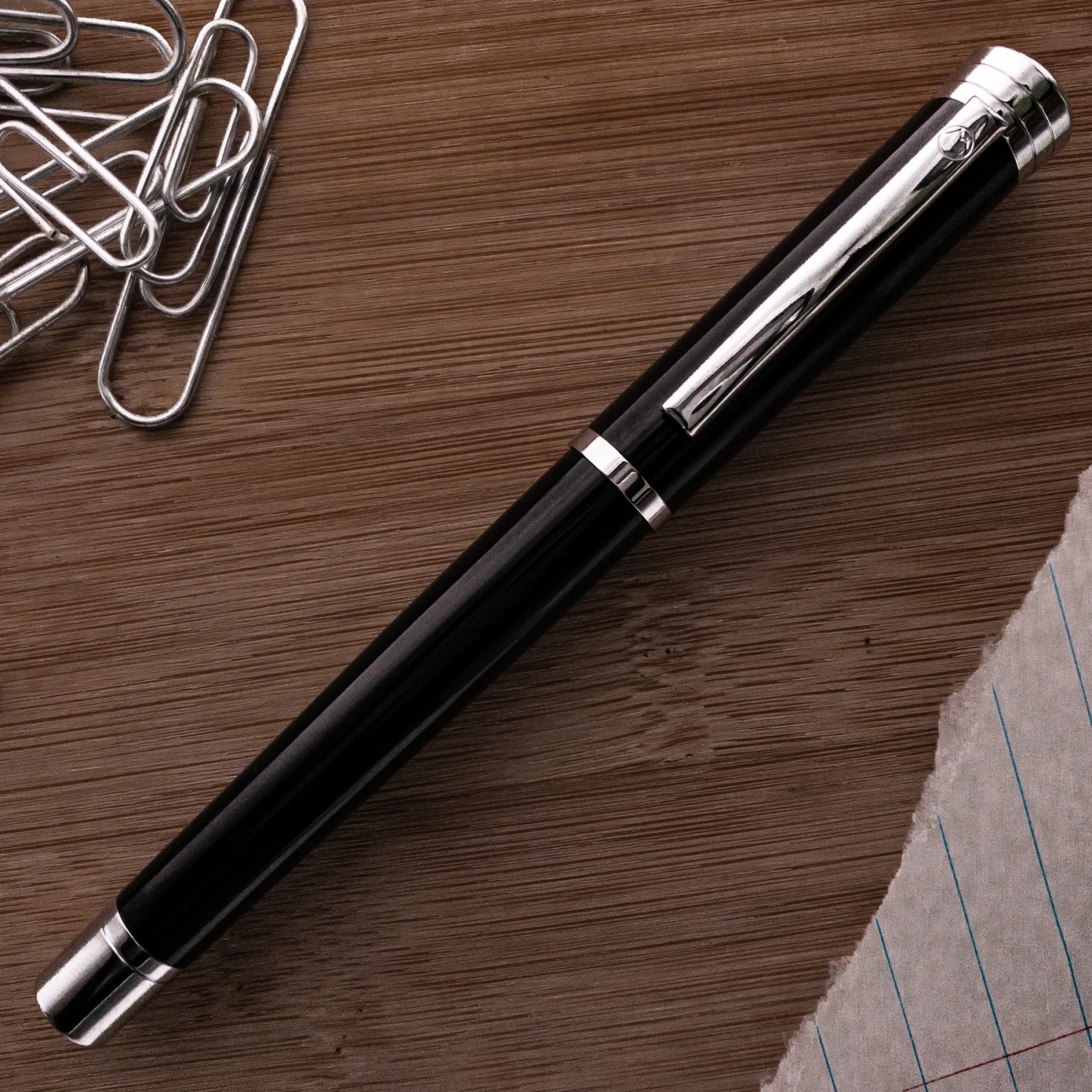 Top 10 ๐ Monteverde Strata Fountain Pen, Black & Chrome โจ - Image 2