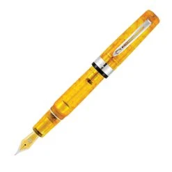 Hot Sale ⌛ Marlen Riflessi Yellow Demonstrator Fountain Pen, Fine 🎁