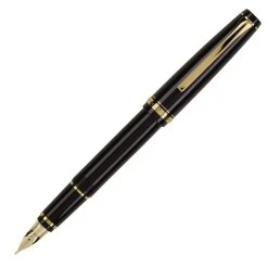 New 😍 Pilot Falcon Fountain Pen, Black & Gold 🥰