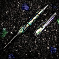 New ???? Monteverde Invincia Limited Edition Abalone Shell Rollerball Pen, Gunmetal Trim ⌛