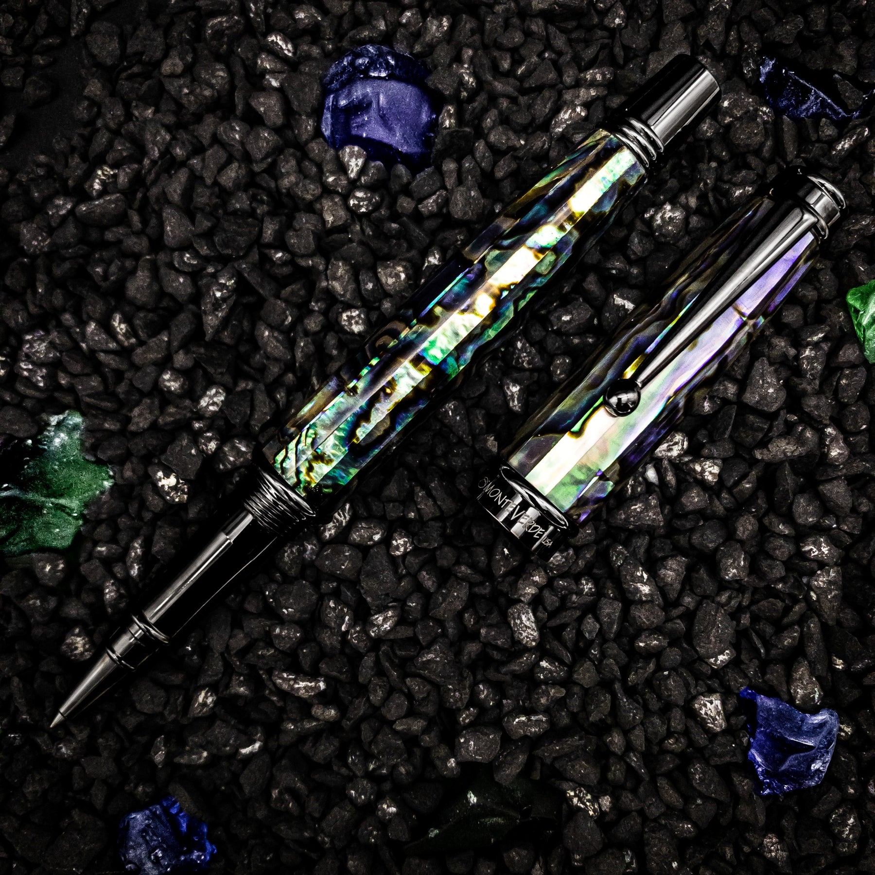 Monteverde Invincia Limited Edition Abalone Shell Rollerball Pen, Gunmetal Trim New ???? Monteverde Invincia Limited Edition Abalone Shell Rollerball Pen, Gunmetal Trim ⌛ -Monteverde Shop 3a72fc67 dd34 58c7 aedb