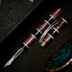 Deals ๐ Visconti Limited Edition Asia Bamboo Fountain Pen, Red ๐