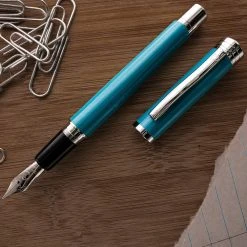 Best reviews of 😀 Monteverde Strata Fountain Pen, Turquoise & Chrome 🤩