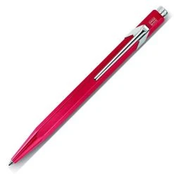 Discount 👏 Caran D'Ache 849 Metal-X Ballpoint Pen Ruby Red #849.280 🛒