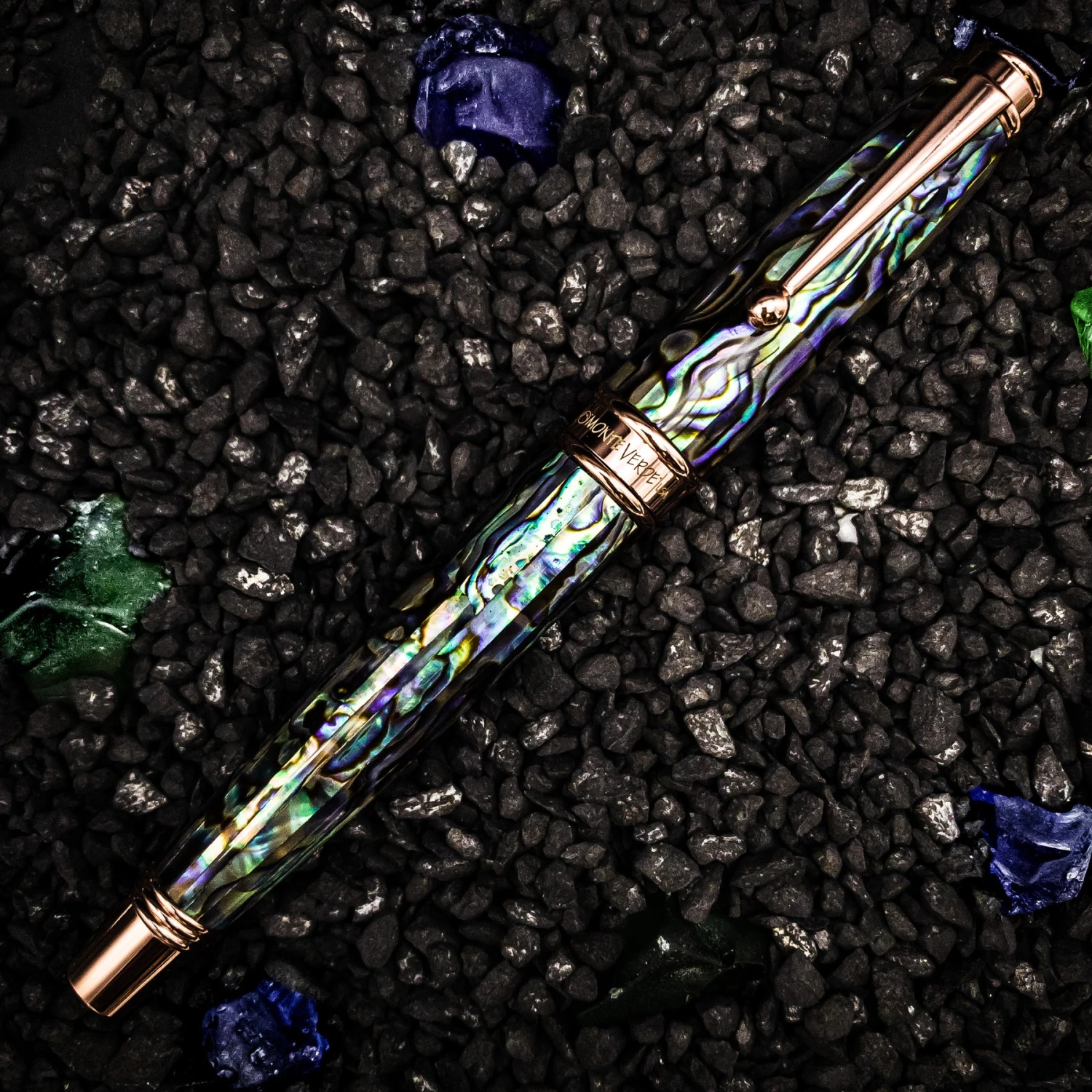 Wholesale 🤩 Monteverde Invincia Limited Edition Abalone Shell Fountain Pen, Rose Gold Trim 🛒 - Image 2