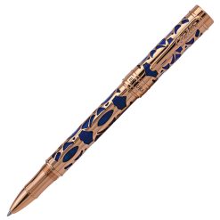 Brand new ???? Conklin Endura Deco Crest Rollerball Pen, Blue & Rose Gold ⭐