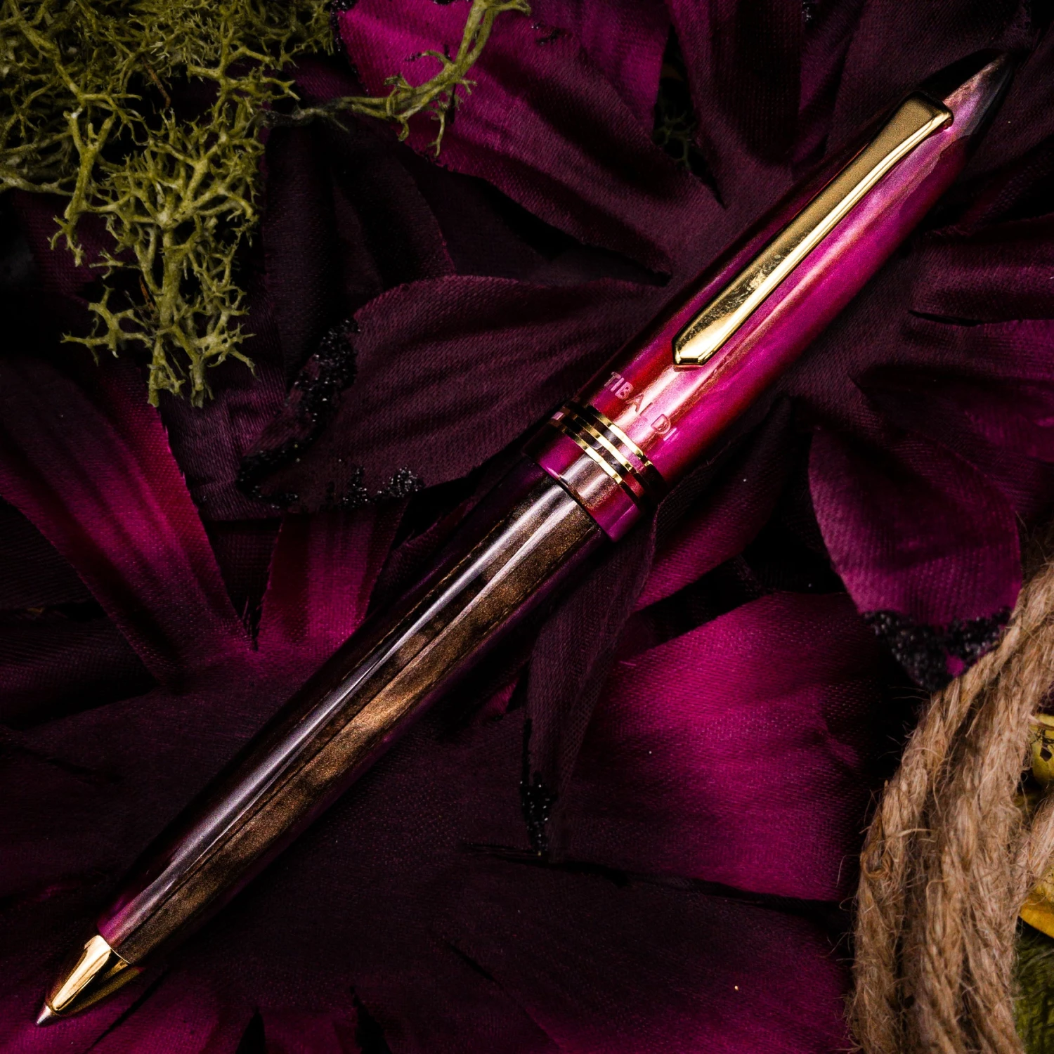 Wholesale ๐ Tibaldi Bonania Zany Brown & Pink Ballpoint Pen ๐ฅ