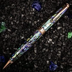 Cheapest 😀 Monteverde Invincia Limited Edition Abalone Shell Ballpoint Pen, Rose Gold Trim 😍