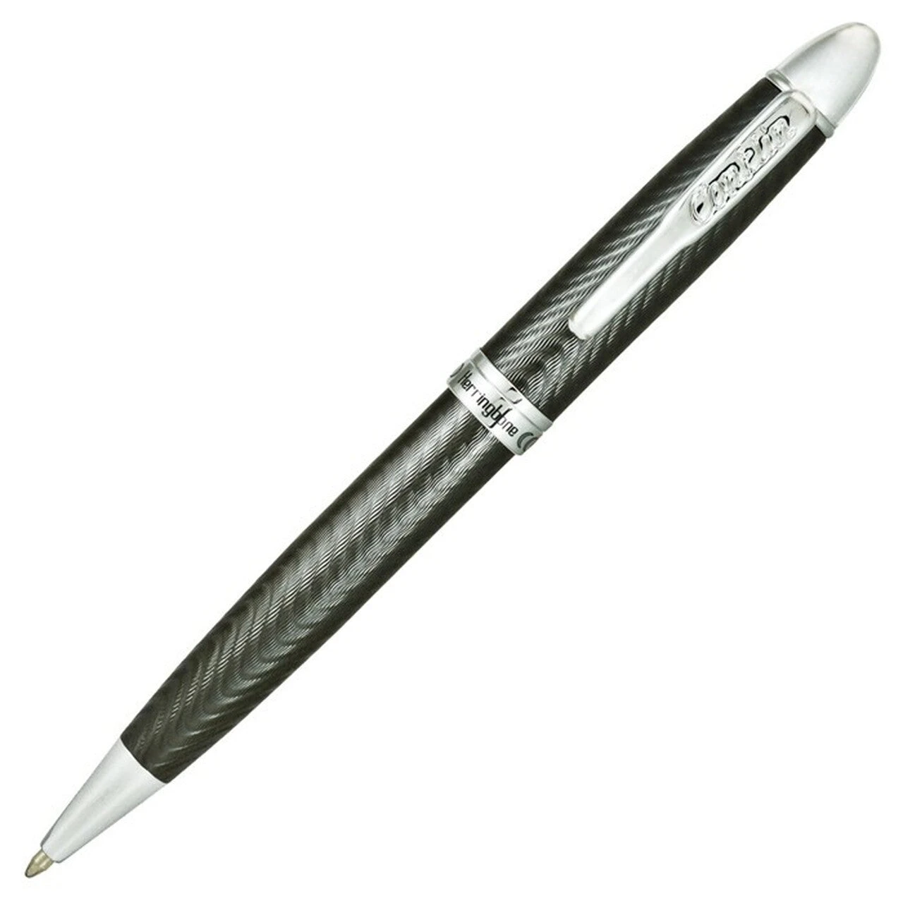 Coupon 𧨠Conklin Herringbone Ballpoint Pen, Gunmetal π€©