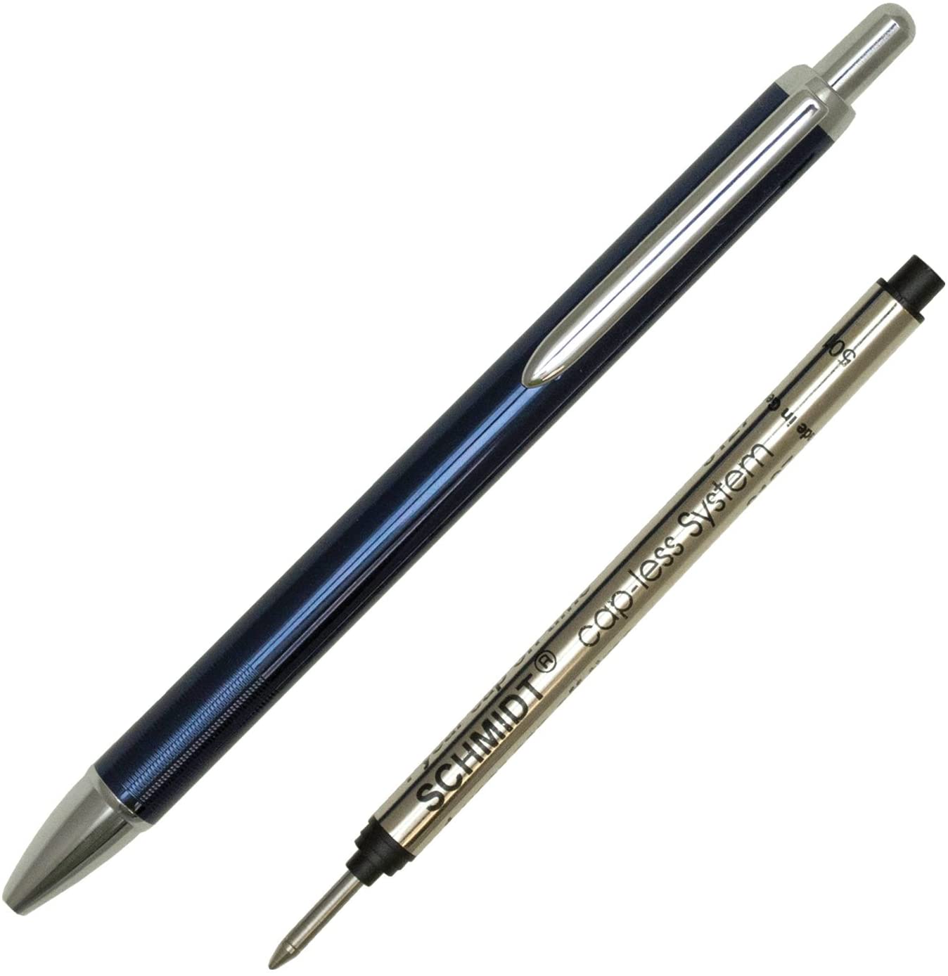 Schmidt Capless Rollerball Pen, Anodized Blue Best deal ???? Schmidt Capless Rollerball Pen, Anodized Blue ⭐ -Monteverde Shop