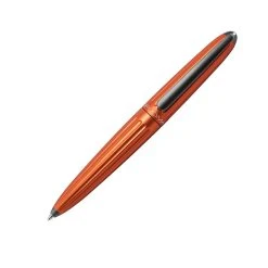 Brand new 👍 Diplomat Aero Orange Ballpoint Pen, Schmidt Easy Flow 9000 Ink 🌟