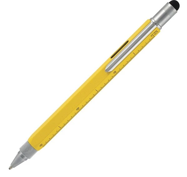 Deals 👏 Monteverde 9 In 1 One Touch Tool Ballpoint Pen & Stylus, Yellow ⭐