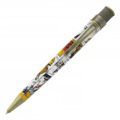 Flash Sale 🛒 Retro 51 Okkto Rocketeer First Flight Tornado Rollerball Pen, Full Color ❤️