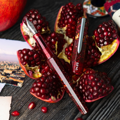 New ???? Benu Euphoria Armenian Limited Edition Fountain Pen, Pomegranate Wine ⌛