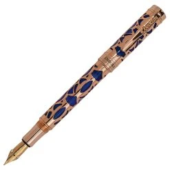 Buy 😍 Conklin Endura Deco Crest Fountain Pen, Blue & Rose Gold 💯