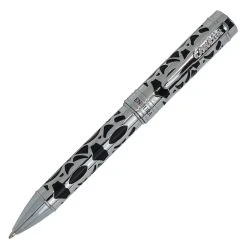 Hot Sale ⌛ Conklin Endura Deco Crest Ballpoint Pen, Black & Chrome 🥰