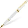 Coupon 😉 Cross Bailey Light Fountain Pen, Polished White & Gold 💯