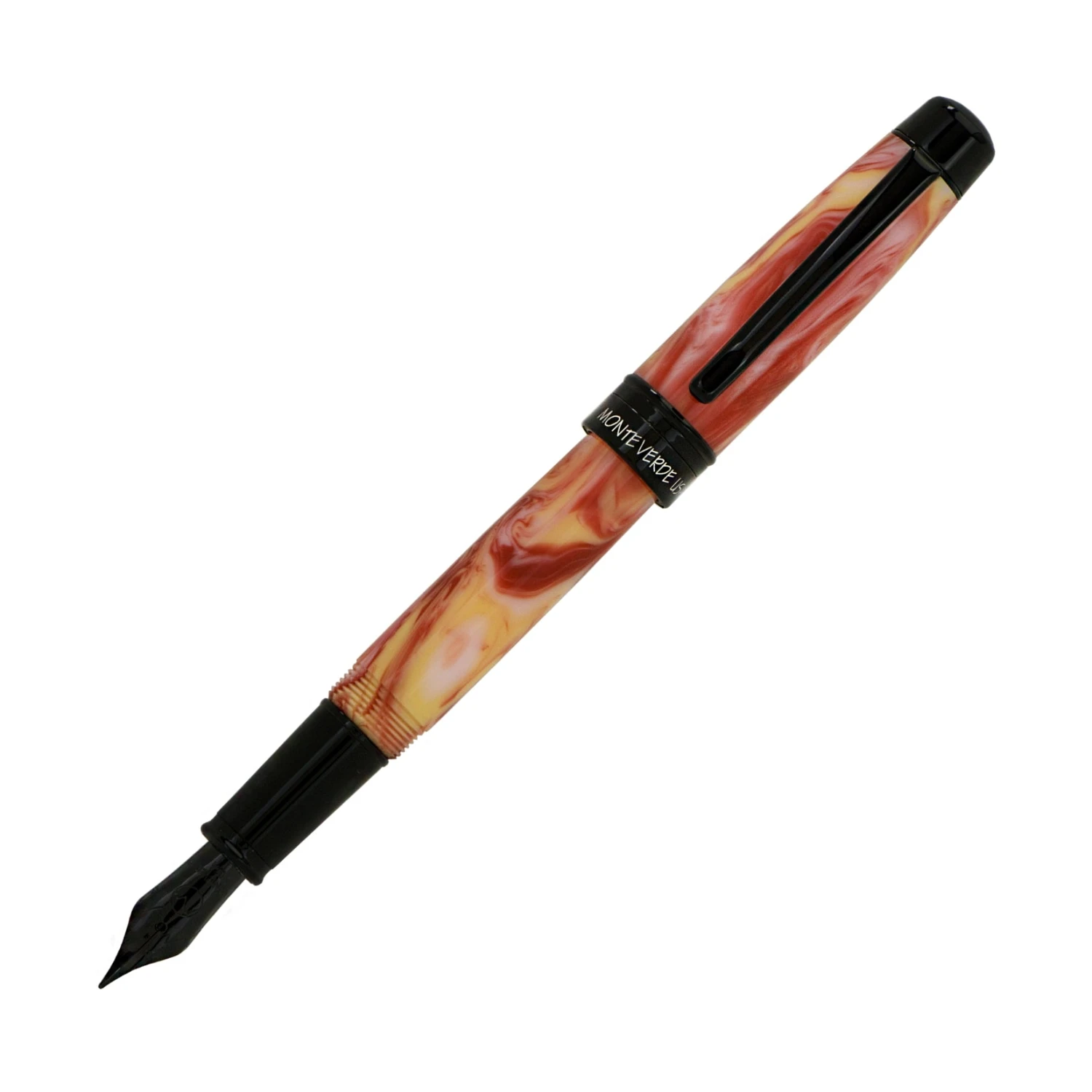 Best deal ๐ฅฐ Monteverde Prima Fountain Pen, Red Swirl โญ