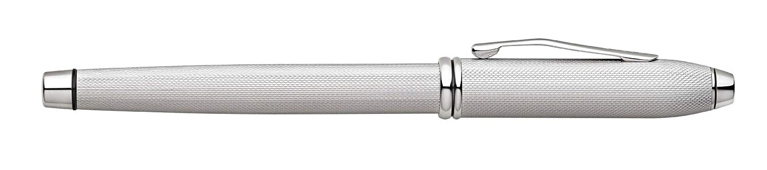 Deals π― Cross Townsend, Special Edition, Brushed Platinum Fountain Pen, 18kt Gold Fine Nib βοΈ - Image 3