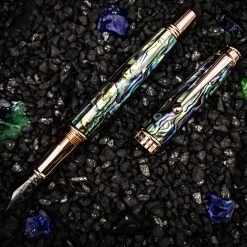 Wholesale 🤩 Monteverde Invincia Limited Edition Abalone Shell Fountain Pen, Rose Gold Trim 🛒