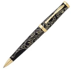 Promo 🌟 Cross 2015 Year Of The Goat Ballpoint Pen, Black & Gold 🔔