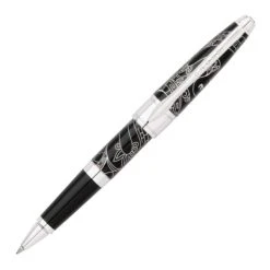 New 🔥 Cross 2013 Year Of The Snake Rollerball Pen, China Black & Chrome ⌛