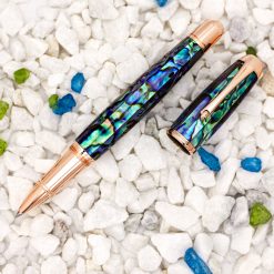Wholesale ???? Monteverde Limited Edition Super Mega Abalone Rollerball Pen, Rose Gold Trim ????