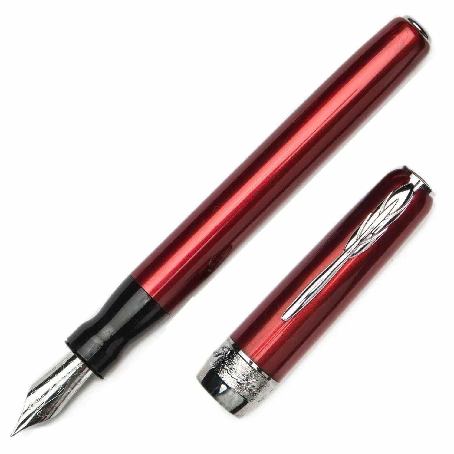 Deals ๐ Pineider Full Metal Jacket Fountain Pen, Army Red ๐