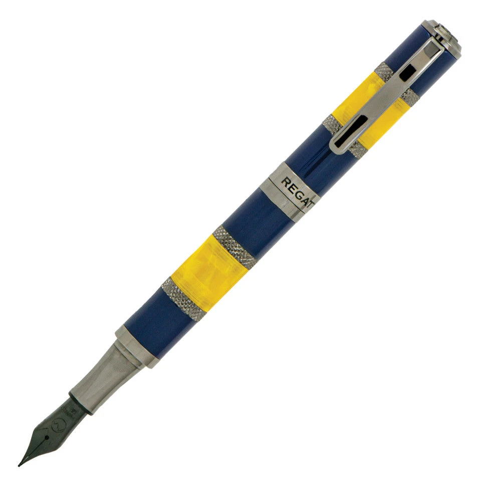 Cheap ๐งจ Monteverde Regatta Sport Fountain Pen, Blue & Yellow ๐ฅ