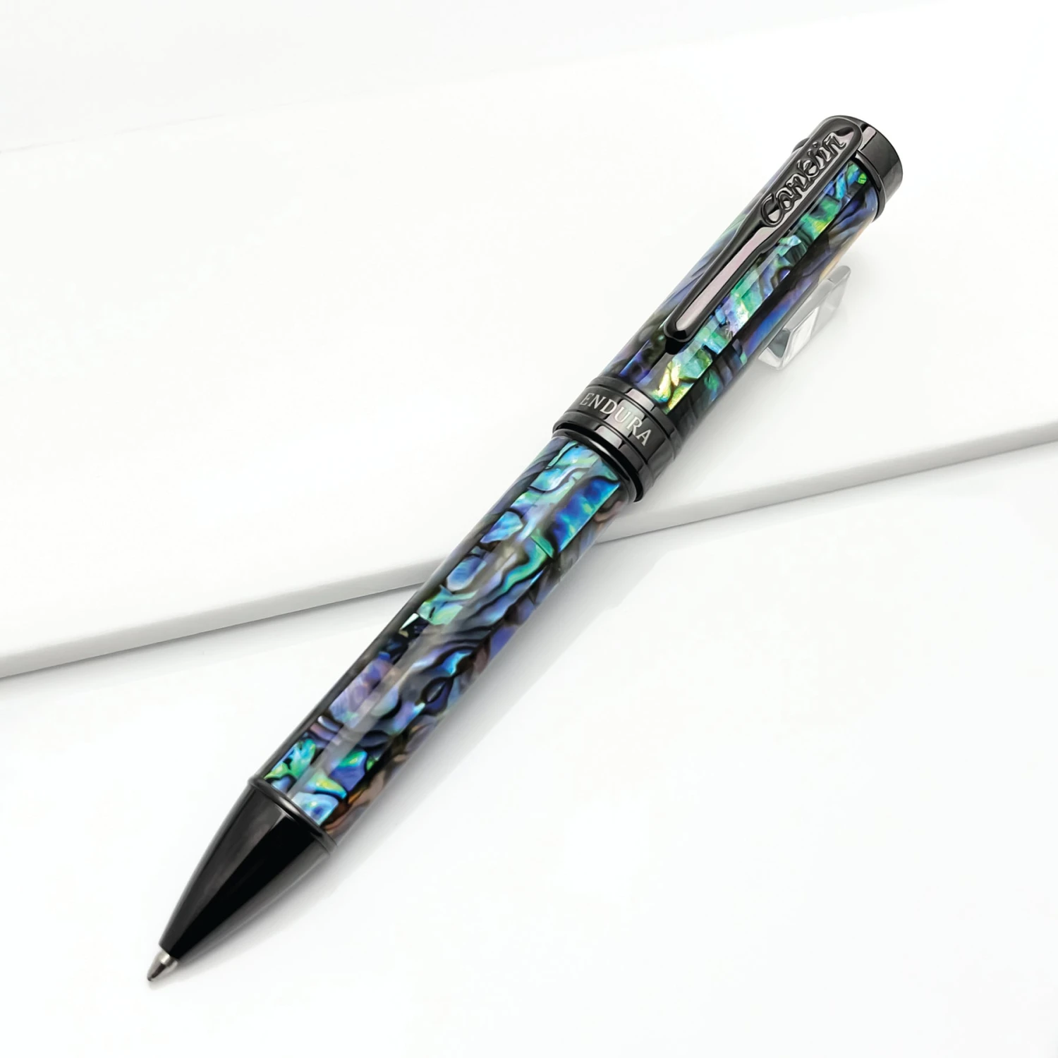 Budget π Conklin Endura Abalone Shell Limited Edition Ballpoint Pen, Gunmetal β¨
