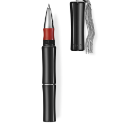 Discount ???? Tibaldi Bamboo Rich Black Resin Rollerball Pen ????