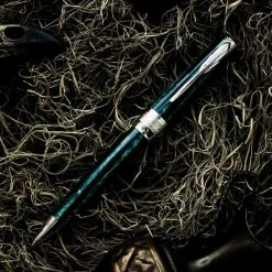 Deals 👍 Pineider Arco Desert Beetle Ballpoint Pen, Green & Black ⌛