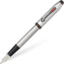 Cheap 🥰 Cross Townsend Ferrari Fountain Pen, Brushed Platinum 👍