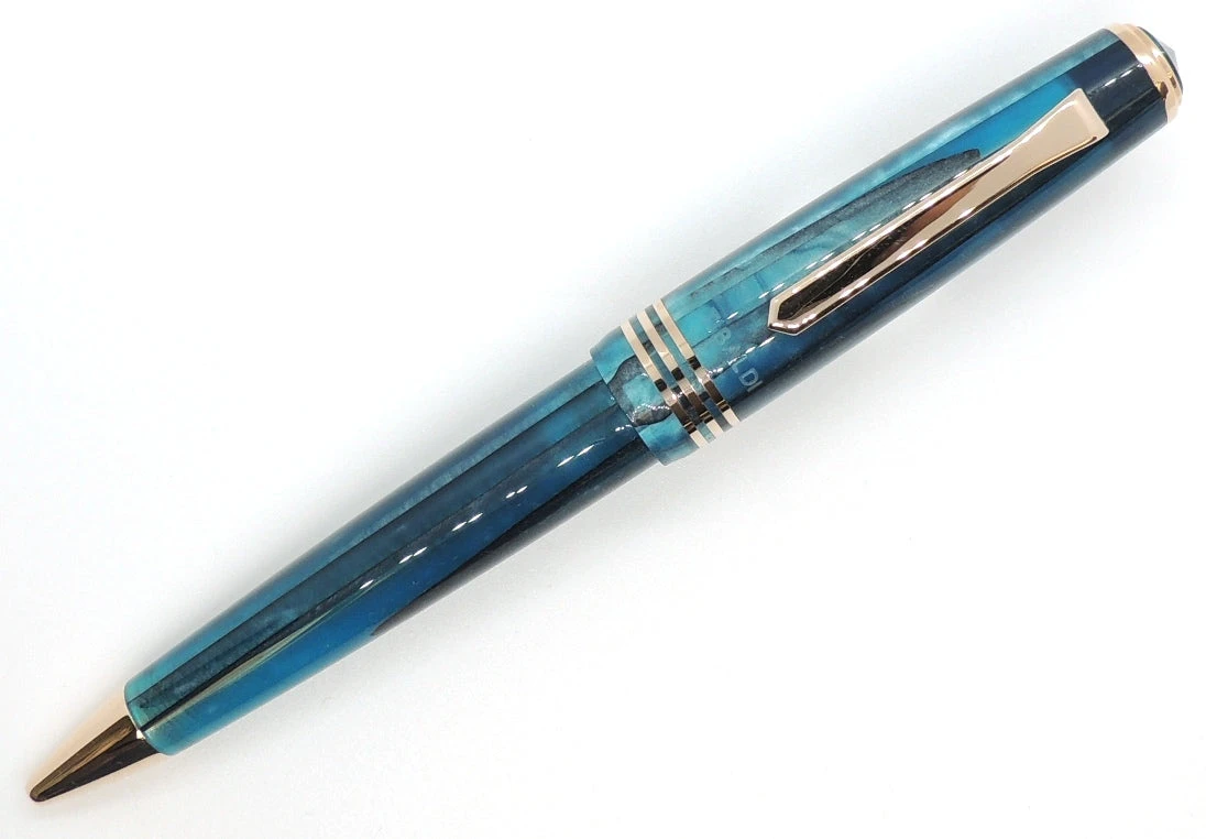 Buy π₯ Tibaldi N60 Limited Edition Ballpoint Pen, Bora Bora, Rose Gold Trim π - Image 2