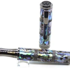Outlet ⌛ Monteverde Regatta Abalone Shell Limited Edition Rollerball Pen, Gunmetal 💯