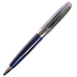 Best deal 👏 Cross Revere Ballpoint Pen, Tuxedo Cross Grid Blue & Chrome 🔥